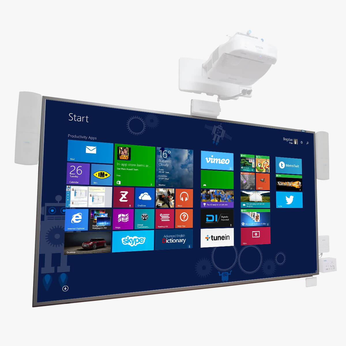 Interactive Whiteboard 16 10 HDi Interactive